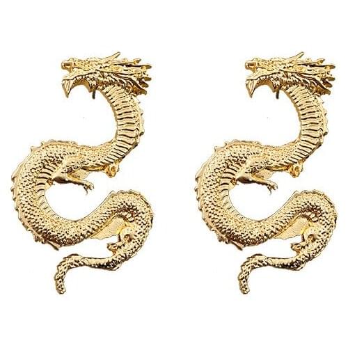 10 pair /lot jewelry fashion jewelry metal alloy anime dragon earrings for women 2020