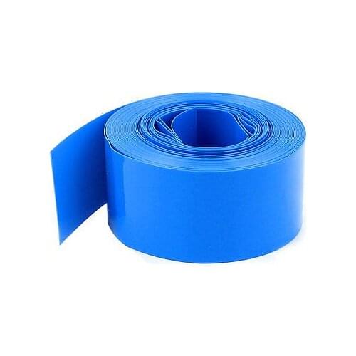 16ft 5M Long 23mm Blue PVC Heat Shrink Tubing Sleeve Wrap for 1 x AA Battery
