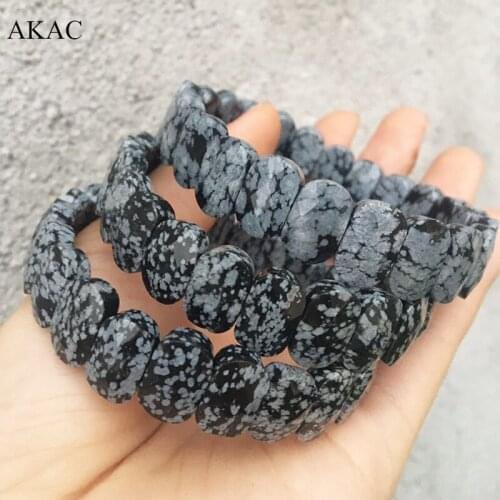 2bangles Approx 8*14mm Free shipping 100% natural snow flake faceted bangle