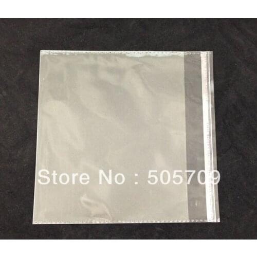 200Pcs Clear Self Adhesive Seal Plastic Bags 18cm #22594