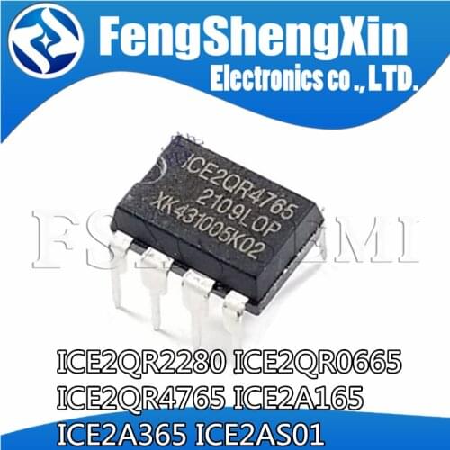 5pcs ICE2QR2280Z DIP7 ICE2QR2280 DIP 2QR2280Z DIP-7 Off-Line SMPS Quasi-Resonant PWM Controller with integrated