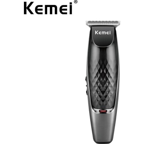 Kemei Rechargeable Hair Clipper Professional Electric Hair Trimmer Beard Shaver Cordless Stainless Steel Haircut Shaver Machine