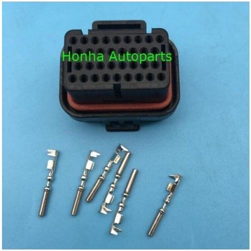 Free shipping 1/2/5/10 pcs/lots 34 pin Tyco Automotive TE Connective computer connector AMP 34 oil gas connector 4-1437290-0