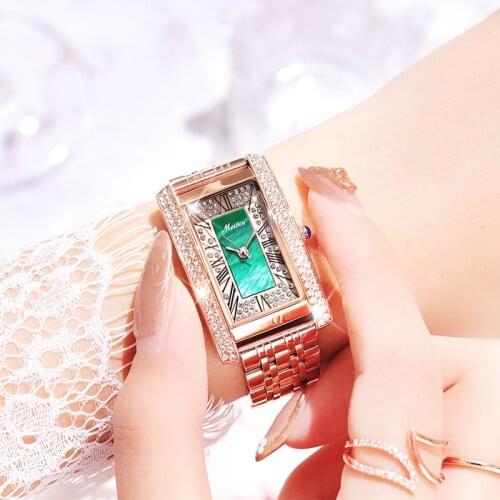 MEIBIN Diamond Classic Women Rose Gold Top Brand Luxury Lady Dress Business Fashion Casual Waterproof Watches Quartz Wristwatch