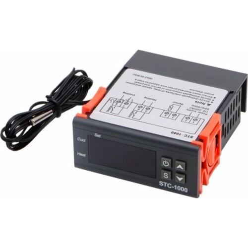 110V220V Digital STC1000 AllPurpose Temperature Controller Thermostat Sensor Temperature Control Products