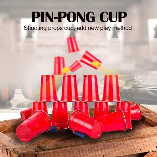 Game props Pin-pong cups Game Set for Nerf Toy Gun Blaster Training Shooting Accessories for Christmas, Holiday, Birthday Party