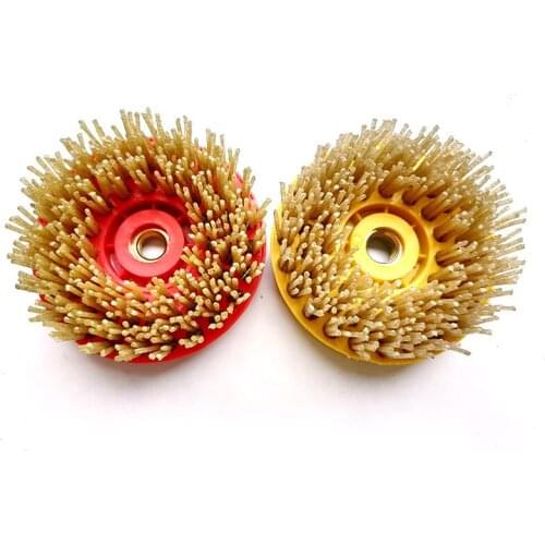 Stone grinding brush diamond marble grinding brush stone round diamond brush