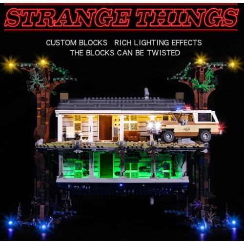 Led Lighting Kit For 75810 Stranger Things The Upside Down (only Led Light, No Block Kit)