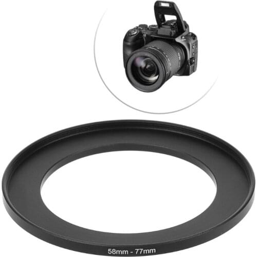 58mm To 77mm Metal Step Up Rings Lens Adapter Filter Camera Tool Accessories New