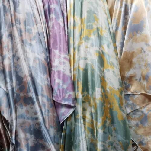 Soft Satin DIY Tissue Ombre Ribbon Material Glossy Polyester Tilda Scarf Textile