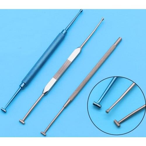 Ophthalmology scleral compressor locator fine titanium alloy stainless steel straight and curved medical beauty tools