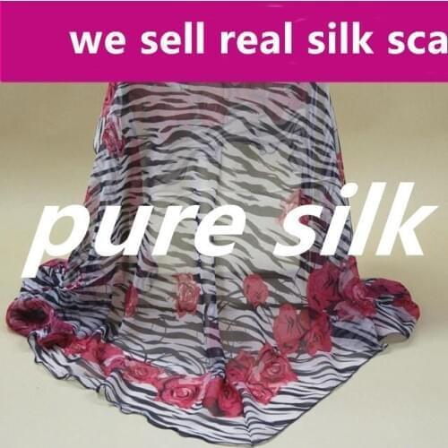 #S102,100% silk scarf GEORGETTE ,color:AS PICTURES,50*170cm women