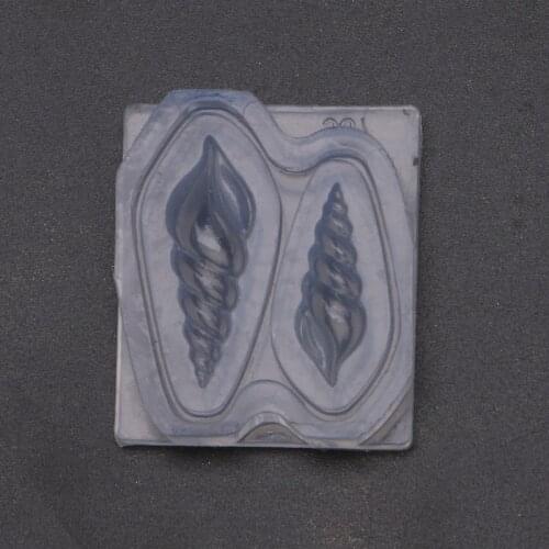 Silicone Mini Conch Mold Nail Art Resin Casting Mould Template Sea Snail Silicone Resin Mold Jewelry Tools Art Crafts Soap Makin