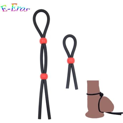 ORISSI Adjustable Silicone Time Delay Cock Rings for Men Adult Penis Rings Male Masturbator Sex Ring Sex Toys