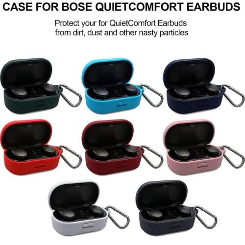 Silicone Earphone Case forBose QuietComfort Earbuds Box Soft Silicone Headphones Cover Wireless Headset Shell Dust-proof Cover