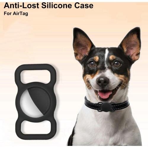 Pet Silicone Protective Case GPS Finder Dog Cat Collar Loop For Apple Airtags For Apple Locator Tracker Anti-lost Device