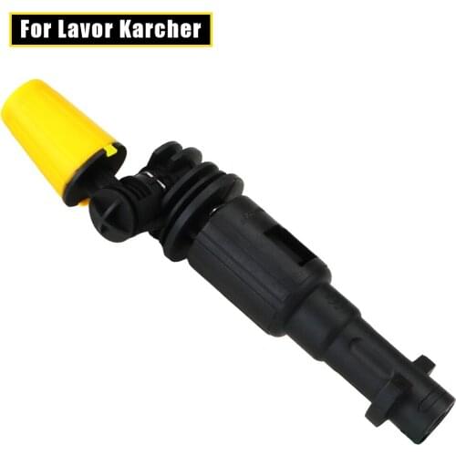 Turbo Nozzle High Pressure Cleaner Spray Nozzle Fit For Karcher Trigger Guns 360° Gimbaled Spin Car Wash Tool