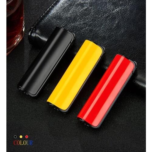 Windproof Gas Jet Lighter Butane Turbo Torch Lighter For Cigar Cigarette Metal 1300 C Fire Lighter Inflated Gadget For Man