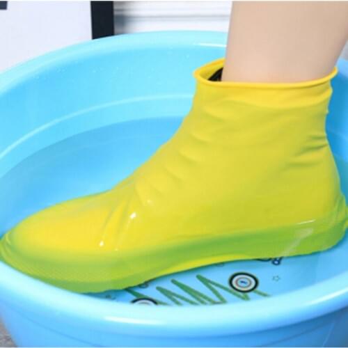 Protectors Rain Boots Waterproof Shoe Cover Silicone Unisex Solid Color Shoes For Indoor Outdoor Rainy Days