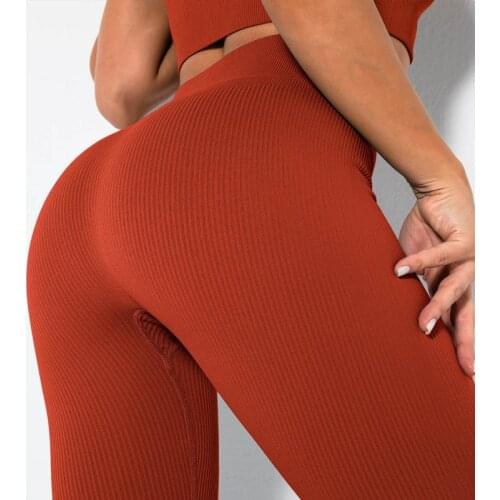 CHRLEISURE Seamless Leggings High Waist Push Up Workout Leggings Gym Clothing Booty Lifting Leeging Sport Femme