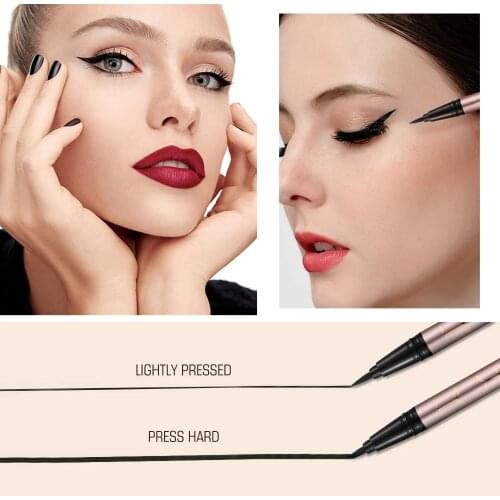 Liquid Eye Liner Waterproof Sweat Resistan Eye Liner Pencil Liquid Eye Liner Pen Makeup Tool For Profession Beginning People