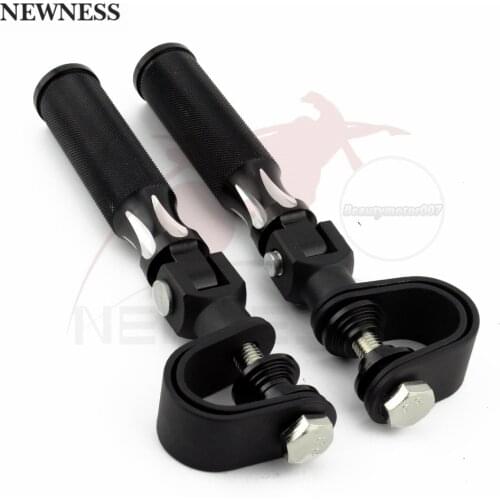 1-1.25" Motorcycle Footpegs Engine Guard Crash Bar Footrest highway For Harley Touring Electra Glide FLHT Heritage Softail Dyna