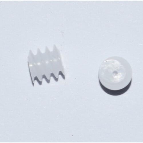 10/100pcs yuanmbm 0.4 Modulus 0.8*5*5mm motor worm gear/plastic gear/DIY toy accessories technology model parts 0.4MW50.8A
