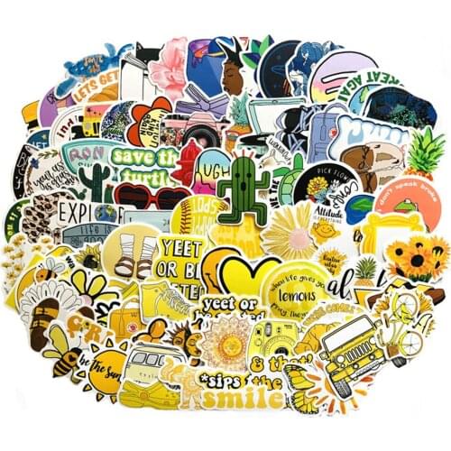 10/30/50PCS Cartoon Cute Little Fresh Diary Waterproof Graffiti Suitcase Laptop Skateboard Toy Decoration Sticker Wholesale