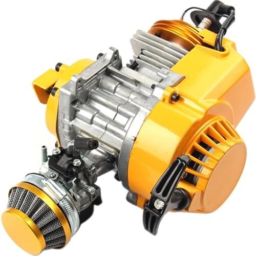 2-stroke 49cc air-cooling engine with irridium C7 spark plug, HP full circle crankshaft & Racing Carbutetor/Factory Wholesale