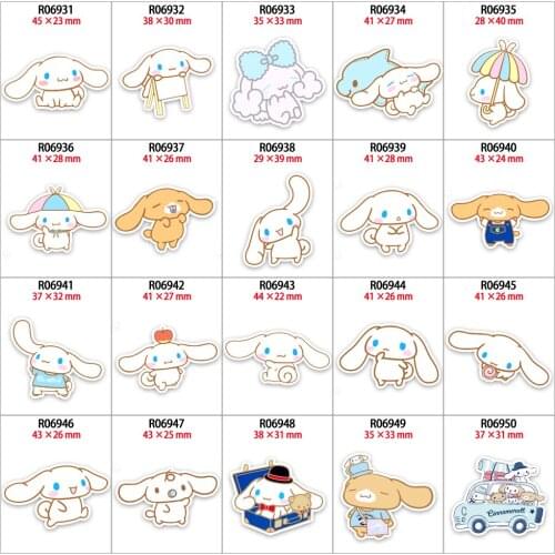 Cute Resins Cartoon Dog Pattern Flatback Cabochon DIY Handmade Materials 30 Pcs