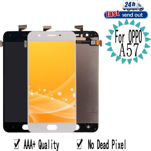 5.2" A57 LCD For OPPO A57 LCD Display Touch Screen Digitizer Assembly Replacement with Frame For OPPO A57