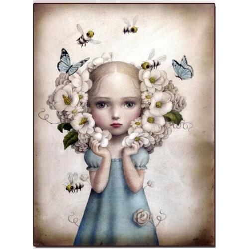5d Full diamond painting Mark Ryden Childish Strange Dark World picture diamond embroidery Home Decoration Cross stitch