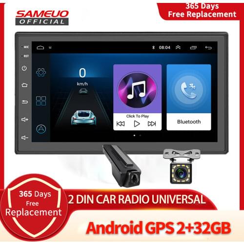 Sameuo car radio 2 din android autoradio Multimedia player GPS auto Stereo car navigator Audio for Volkswagen Nissan ford toyota