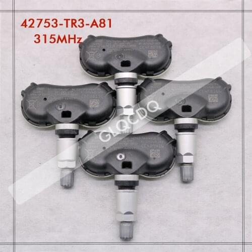 TYRE PRESSURE SENSOR FOR 2013 2014 HONDA FIT 315MHz TIRE PRESSURE SENSOR TPMS SENSOR 42753-TR3-A81 42753-TR3-A810-M1