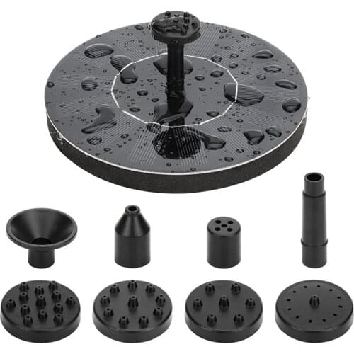 Decorative Solar Water Fountain Floating Solar Fountain Pool Pond Fountain Adult Floats Water Pump Garden Fountain Decoration #F