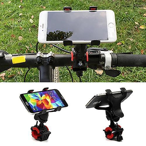 360 Degree Rotation Mobile Phone Holder Stands for Bicycle Motorcycle Metal Mountain Bike Road Bike Phone Holder Fixed Bracket