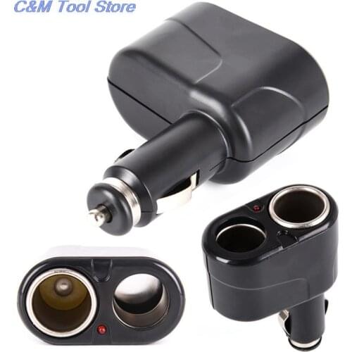 2 Way Socket Adapter Car Cigarette Lighter Charger Socket Splitter Lighter
