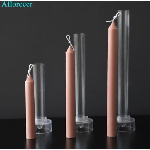Candle Mold For Candle Making Long Rod Acrylic Candle Mould Hard Plastic Thin Rod Mould Candle Mold Crafts Making