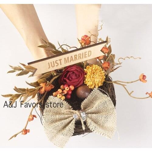 1pcs Customized handmade Proposal Rings box holders photo prop Anniversary party decoration wedding ring pillow ring bearer