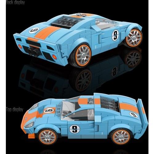 100148 Ford Building Blocks Racing sport Car Series Model Convertible Building Blocks Assembling Toy Childrens Gift