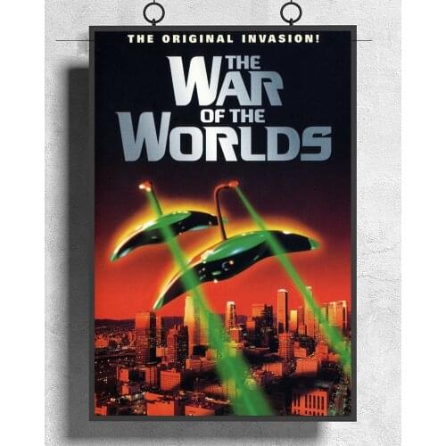 L238 The War of the Worlds (1953) Movie H.G. Wells Silk Fabric Poster Art Decor Indoor Painting Gift