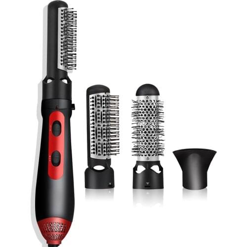 Multifunctional Hot Air Comb 3 In 1 Set Hair Dryer Hairdressing Combination Electric Curling Hot Comb Hair Straight Styler