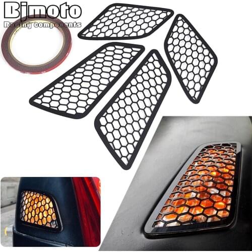 Motorcycle Front Rear Turn Signal Light Indicator Case Net Cover For VESPA GTS 125 250 300 all years