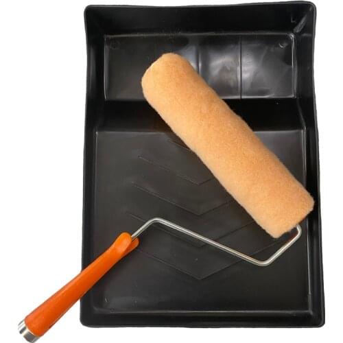 Brakeman Painting Kit 3Pcs 9 inch 230mm set paint roller frame tray Polyester cover DIY Painting Supplies Wall Treatments