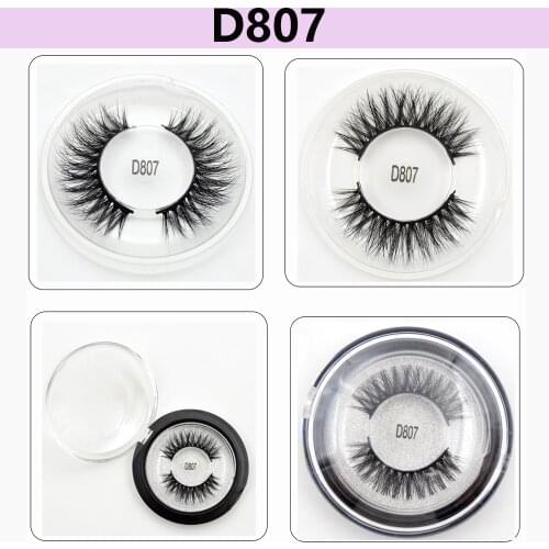 Mink Eyelashes Handmade 3D Mink Hair Lashes Beauty Thick Long False Mink Eyelashes Fake Eye Lashes Eyelash High Quality D807