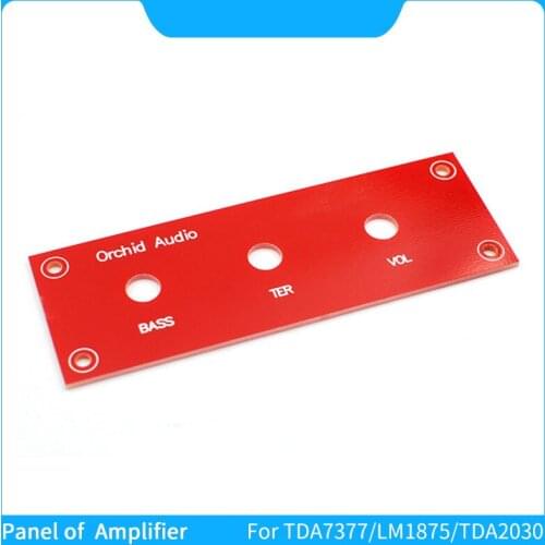 Panel of Amplifier Sheel Box Chassis External extension Panel For TDA7377 TDA2030 LM1875 Amplifier