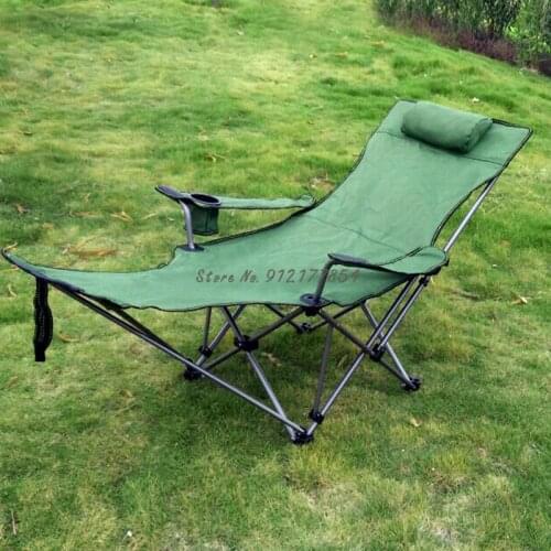 Portable folding chair lunch break recliner beach fishing table and chair rest director chair camping self-driving tour escort b