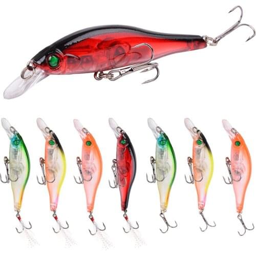 10cm 11.3g Minnow Fishing Lures Set Crank Wobblers With Treble Hooks Tackle Topwater Swim Crankbaits Kit