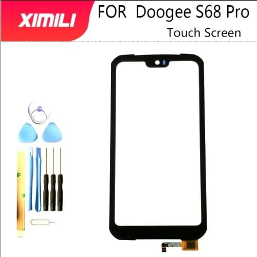 Original For Doogee S68 Pro Touch Screen Digitizer Sensor Glass Panel Replacement Assembly Parts 5.9 inch
