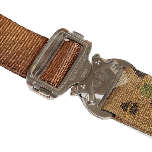 Tactical belt stainless steel functional tooling hard core military nylon